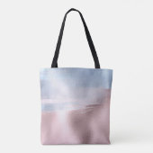 Silver Glitter druppelt blauw Roos goud Metallic Tote Bag (Achterkant)