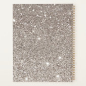 Silver Glitter en Glamour Afspraakboek Planner (Achterkant)
