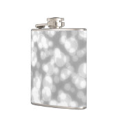 Silver Glitter Faux folie confetti Heupfles (Links)