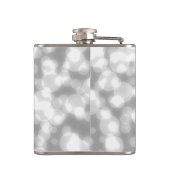 Silver Glitter Faux folie confetti Heupfles (Achterkant)