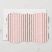 Silver Glitter Faux Vrijgezellenfeest Tea Party Mo Kaart (Achterkant)