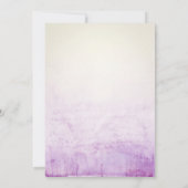 Silver Glitter Floral Unicorn Baby shower Uitnodig Kaart (Achterkant)