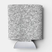 Silver Glitter Gedrukt Blikjeskoeler (Achterkant)