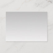 Silver Glitter Glam Behuizing Kaart (Achterkant)