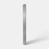 Silver Glitter Glam Bling Personalized Metallic Samsung Galaxy Hoesje (Linkerkant)