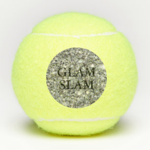 Silver Glitter Glam Slam Tennisballen