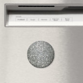 Silver Glitter Glamour Magneet (Insitu (Vaatwasser))