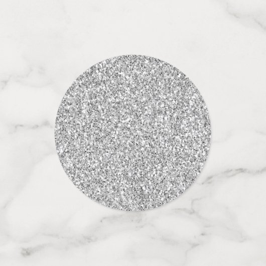 Silver Glitter Glitter Confetti (Kleine voorkant)