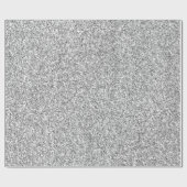 Silver Glitter Glitz         Cadeaupapier (Vlak)