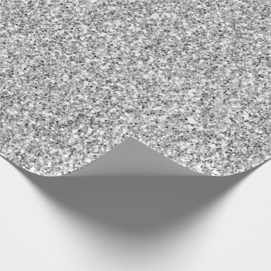 Silver Glitter Glitz         Cadeaupapier (Hoek)