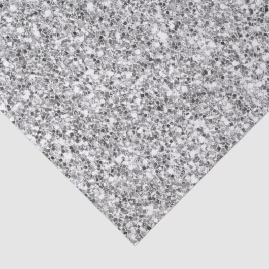 Silver Glitter Glitz        Tissuepapier (Detail)