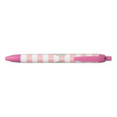 Silver Glitter Heart Zwarte Inkt Pen (Achterkant)