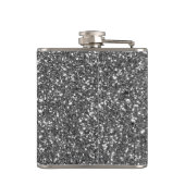 Silver Glitter Heupfles (Achterkant)