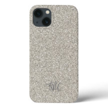 Silver Glitter INITIALEN Glam Luxury Modern Cool