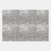Silver Glitter Inpakpapier Vel (Voorkant 3)