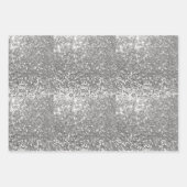Silver Glitter Inpakpapier Vel (Voorkant 2)