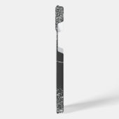 Silver Glitter iPhone Hoesje (Linkerkant)