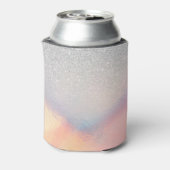 Silver Glitter Iridescent Holographic Gradient Blikjeskoeler (Blikje Achterkant)