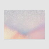Silver Glitter Iridescent Holographic Gradient Tissuepapier (Voorkant)