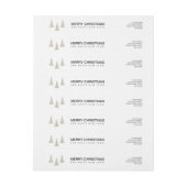 Silver Glitter Kerstmis (Vel)