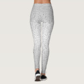 Silver Glitter Kijk Leggings (Achterkant)