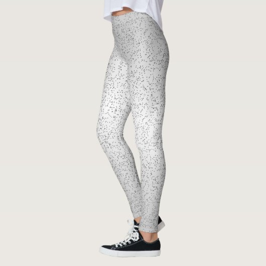 Silver Glitter Kijk Leggings (Links)