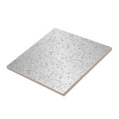 Silver Glitter Kijk Tegeltje (Zijkant)