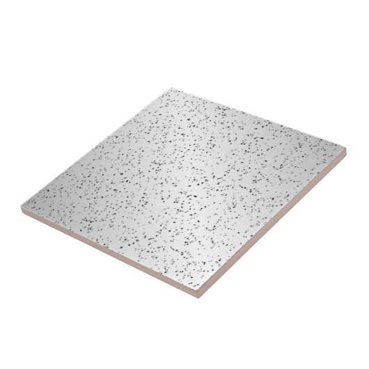 Silver Glitter Kijk Tegeltje (Zijkant)