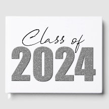 Silver Glitter Klasse van 2024