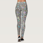 Silver Glitter Leggings (Achterkant)