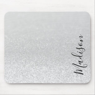 Silver Glitter Licht Persoonlijke Muismat