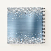Silver Glitter Lichtblauwe Folie 50 & Fantastische Notitieboek (Achterkant)