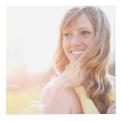 Silver Glitter Lichtroze Folie Mis XV Años Foto Kubus (Rechts)