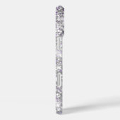 Silver Glitter Light Paarse Metallic Girly Case-Mate iPhone Case (Achterkant / Rechts)