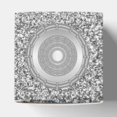 Silver Glitter Lijst Favor Box Bedankdoosjes (Bovenkant)