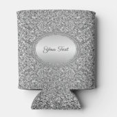 Silver Glitter Lijst Koelbox Blikjeskoeler (Achterkant)