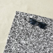 Silver Glitter Lijst strandlaken (In situ)