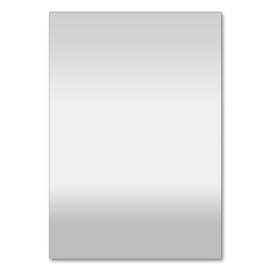 Silver Glitter Look Custom Wedding Escort Kaarten (Achterkant)