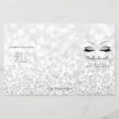 Silver Glitter Makeup Oyes Grey Lash DL 3 Flyer (Voorkant)