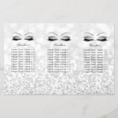 Silver Glitter Makeup Oyes Grey Lash DL 3 Flyer (Achterkant)