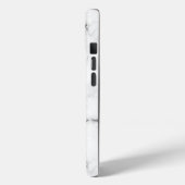 Silver Glitter Marble Persoonlijk Case-Mate iPhone Case (Achterkant / Links)