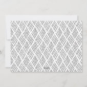 Silver Glitter Married en Bright Photo Lijst Feestdagenkaart (Achterkant)