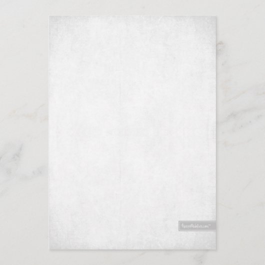 Silver Glitter-menukaart Menu (Achterkant)