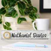 Silver Glitter Name Bord Naambordje