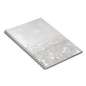Silver Glitter Notitieboek (Rechterzijde)
