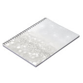Silver Glitter Notitieboek (Linkerzijde)