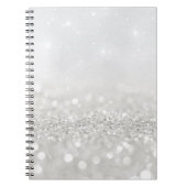 Silver Glitter Notitieboek (Voorkant)
