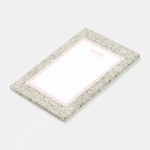 Silver Glitter Post-it® Notes (Schuin)