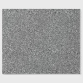 Silver Glitter Print wrappers Cadeaupapier (Vlak)