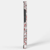 Silver Glitter Red Folie Girly Signature Samsung Galaxy Hoesje (Rechterkant)